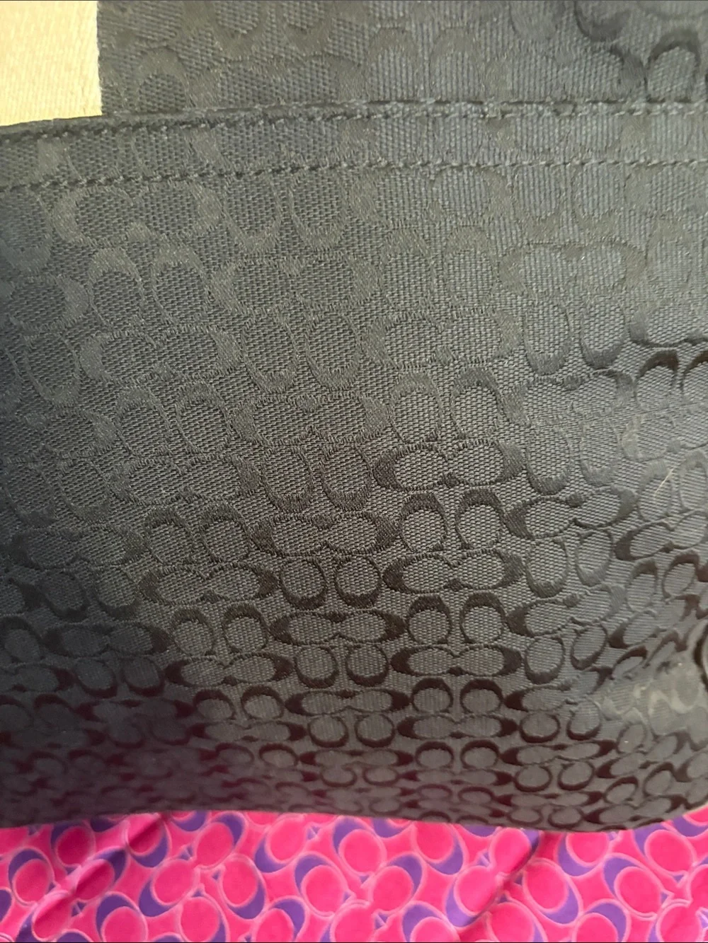 Coach Signature Jacquard Messenger Bag